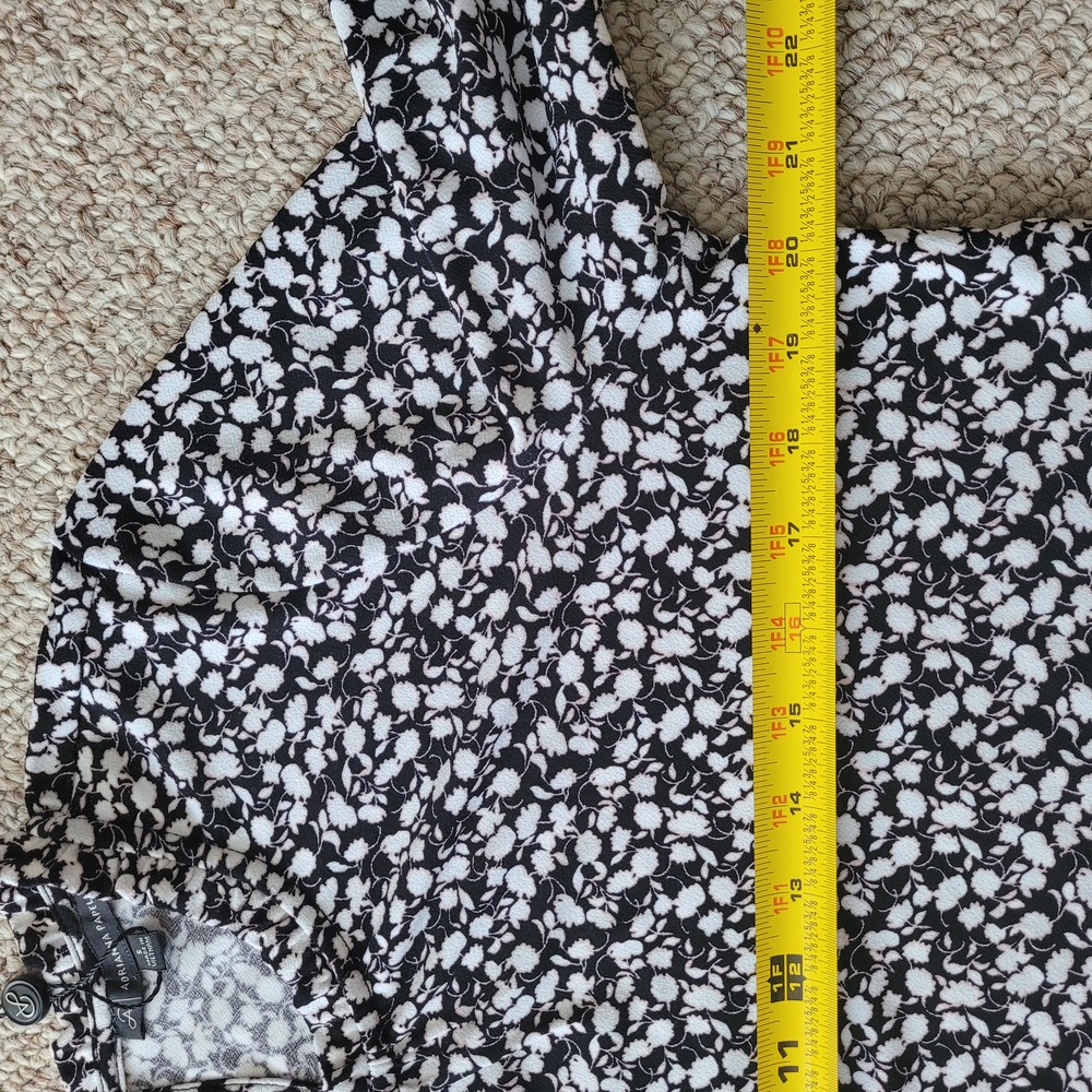 NWT Adrianna Papell 3/4 Bubble Sleeve Top Size S - Picture 10 of 13